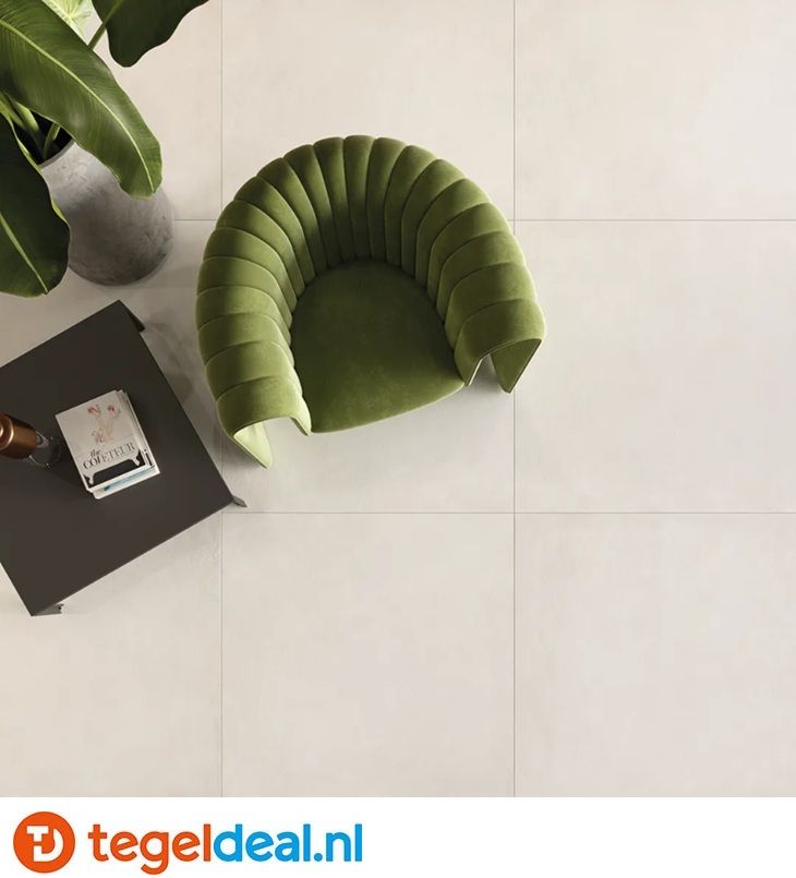 KEOPE Plate ZINC, 80x80 cm, metaallook tegels