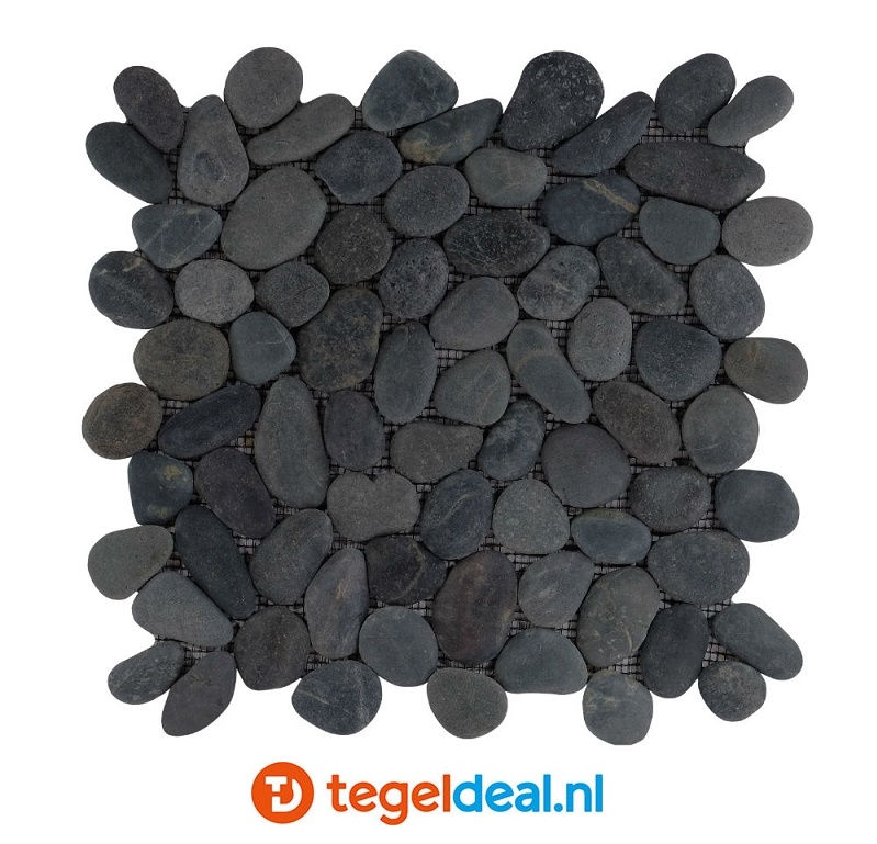 Pebble Swarthy black, 30 x 30 cm