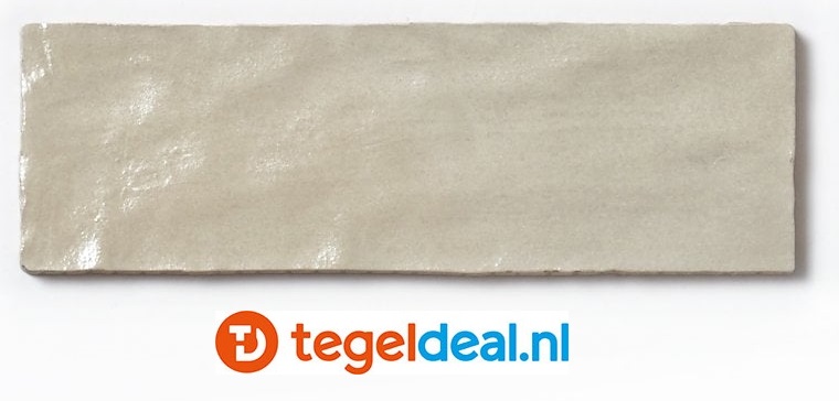 Equipe, Mallorca CREAM, 6,5x20 cm, art 23252, handvorm wandtegels