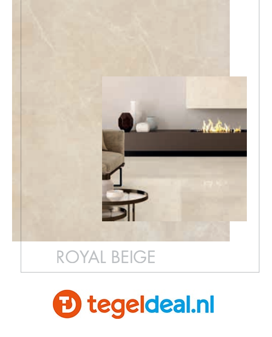 Supergres Purity of Marble, Royal Beige Lux, 60x120 cm, marmerlook tegels Supergres Purity of Marble, Royal Beige Lux, 60x120 cm, marmerlook tegels