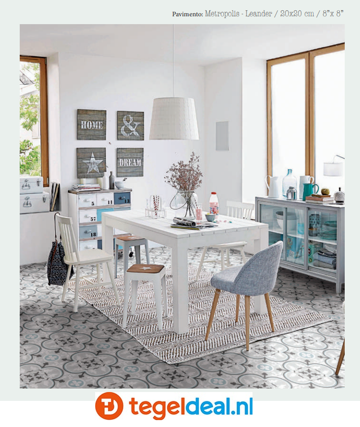 Nanda Tiles, Metropolis, 20x20 cm, patroontegels 
