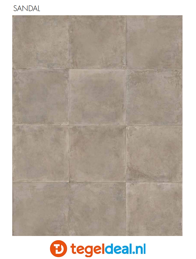 SIL Ceramiche, Industrial SANDAL, 90x90 cm GRIP, betonlook tegels SIL Ceramiche, Industrial SANDAL, 90x90 cm GRIP, betonlook tegels