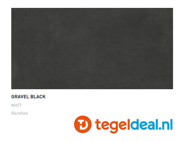 Argenta Gravel, BLACK, 30x60 cm, cementlook tegels - €35,00 / PalletDeal op aanvraag