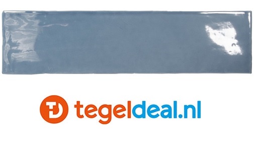 Equipe, Masia BLUE, 7,5x30 cm, art 21321, handvorm wandtegels 