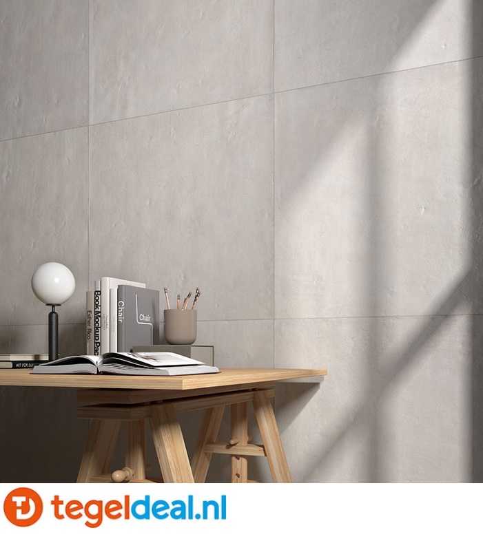 Castelvetro, Concept Land WHITE, 30x60 cm, 02CLD36R1 - € 28,50 per m2, betonlook tegels