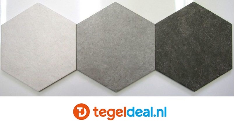 VLT Equipe Hexatile Cement, div. kleuren/patronen  