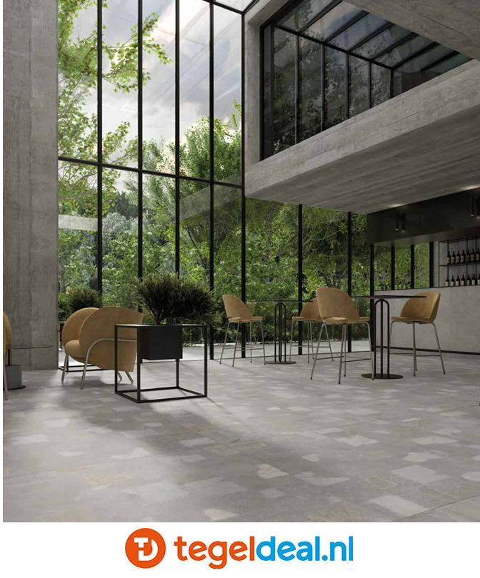 SIL Ceramiche, Concrediana ART GREY, 120x120 cm Natural