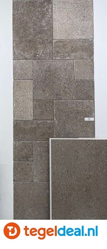 Isla Tiles, Pomposa MINERAL, Modulare 39 Naturale / Romaans Verband, natuursteenlook tegels - € 39,99 per m2