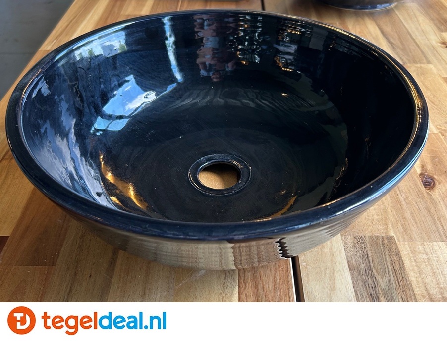 Marokkaanse Waskom, decor Marocco Deep Blue, 38x13 cm 