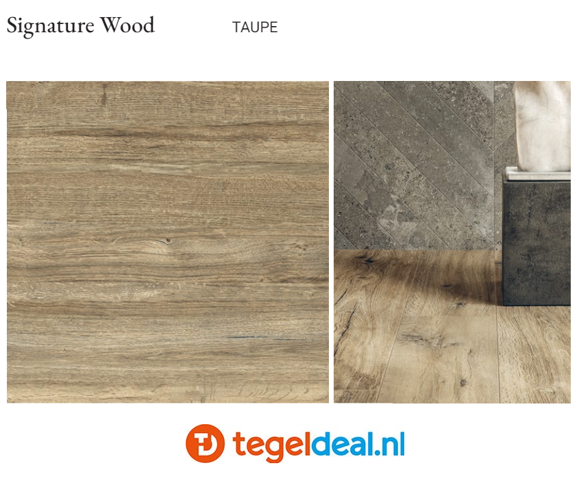 DOM Signature Wood TAUPE, 30x120 cm DSW3040, houtlook tegels 