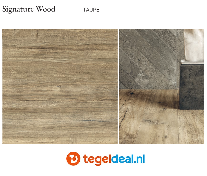 ASCOT DOM, Signature Wood TAUPE, 20x120 cm 02DSW1220A