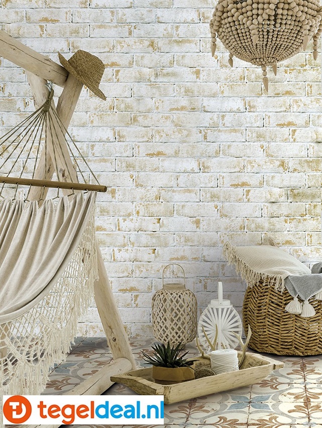 Nanda Tiles, Toscane Brick, Aledo Matt, 6x20 cm wandtegels 