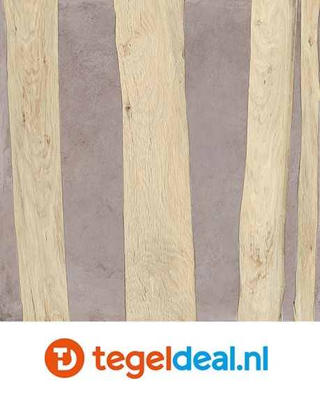 SIL Ceramiche, Industrial FUSION SANDAL, 60x120 cm, beton- houtlook tegels