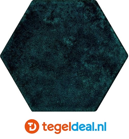 Tonalite, Esamarine, 16,2x18,5 cm, hexagon wandtegels Tonalite, Esamarine, 16,2x18,5 cm, hexagon wandtegels