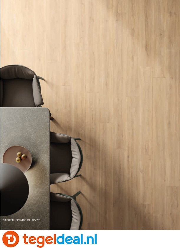 Supergres 4EVER NATURAL, 20x180 cm houtlook tegels 