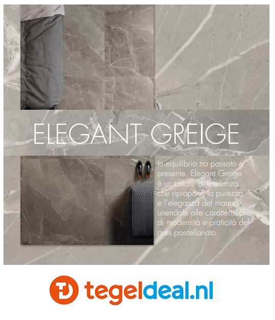 VLT Supergres Purity of Marble, Elegant Greige Mat, 60 x 60 cm