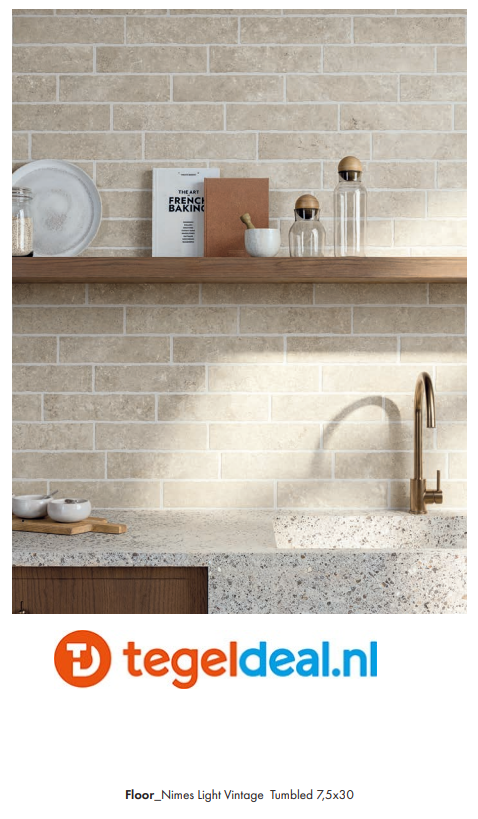 SIL Ceramiche, Nimes, natuursteenlook tegels 