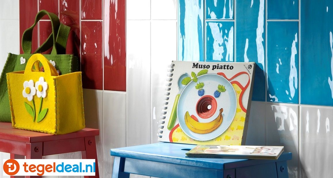 Tonalite, Joyful, 10x20 en 10x40 cm, wandtegels Tonalite, Joyful, 10x20 en 10x40 cm, wandtegels