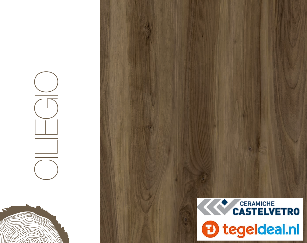 Castelvetro More Ciliegio, 30x120 cm, CMR32R5, houtlook tegels