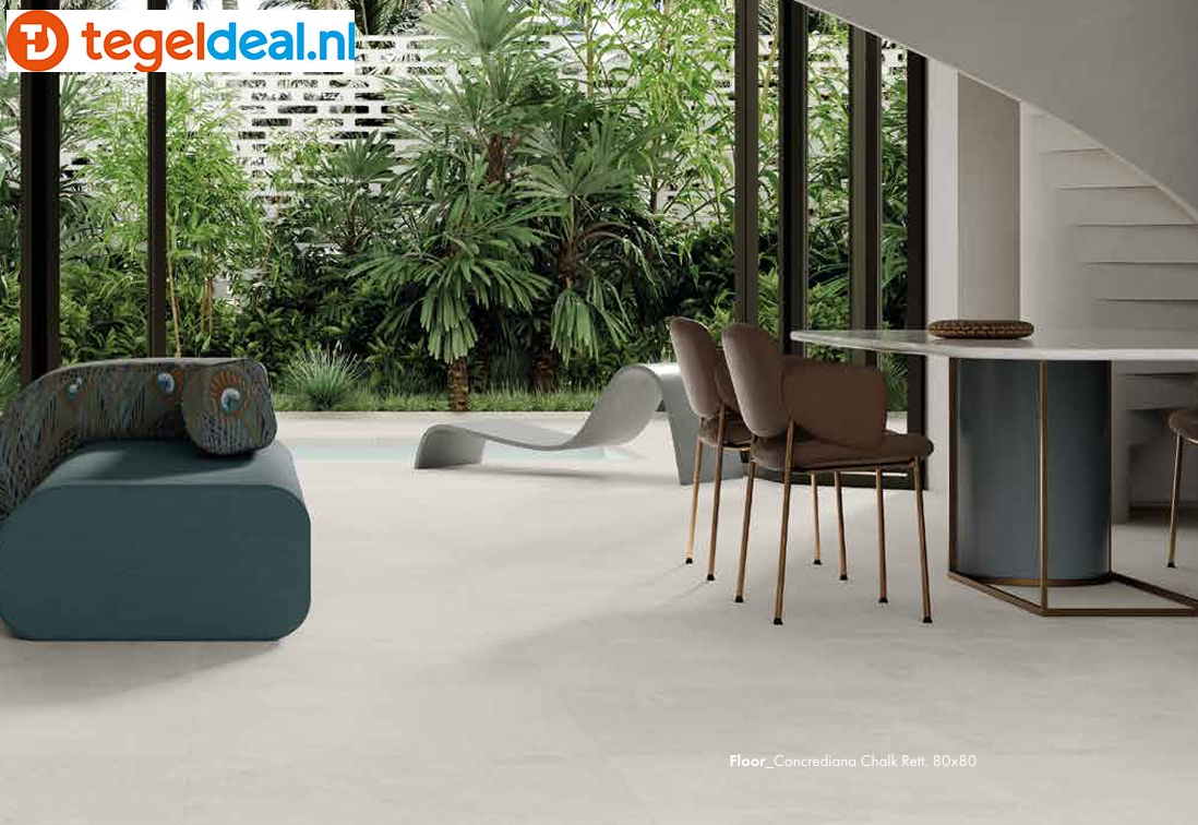SIL Ceramiche, Concrediana CHALK, 60x60 cm Natural