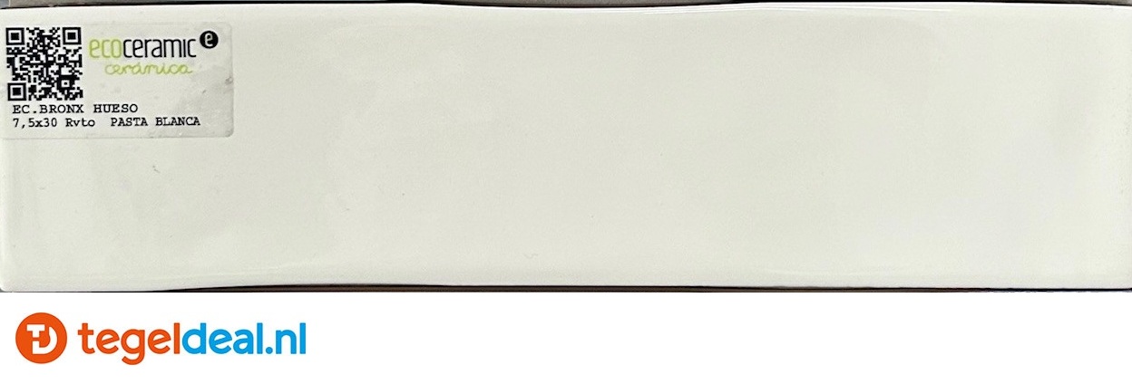 Ecoceramic, Bronx HUESO, 7,5x30 cm, handvorm wandtegels