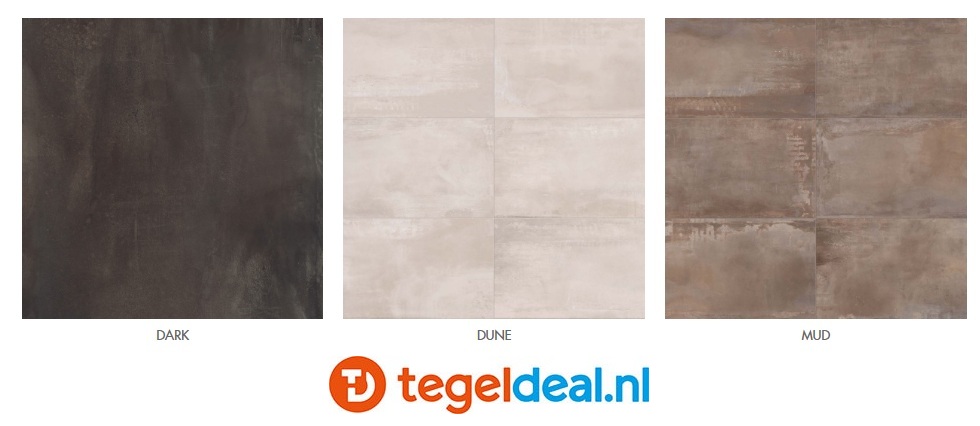 ABK Interno 9, metaal-look tegels voor vloer en wand 