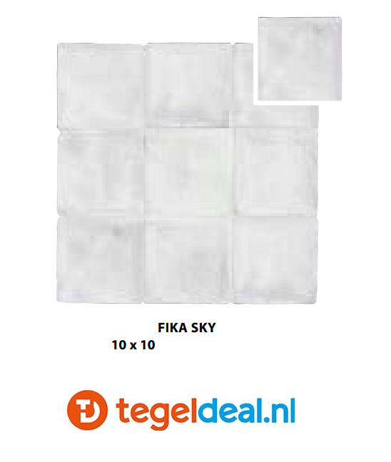 WDT Natucer Fika, 10x10 cm, 7 kleuren, mat WDT Natucer Fika, 10x10 cm, 7 kleuren, mat