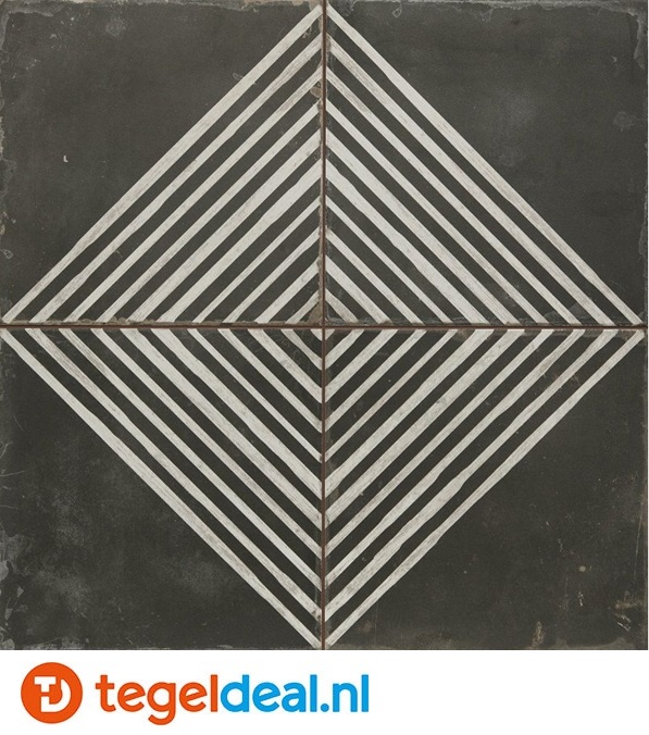 Peronda, Fs Rombos-N, 45x45 cm, vintage patroontegels