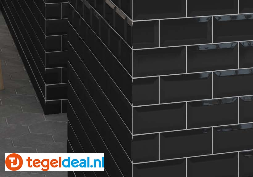 WDT Equipe, Metro BLACK, 7,5x15 cm, 12736