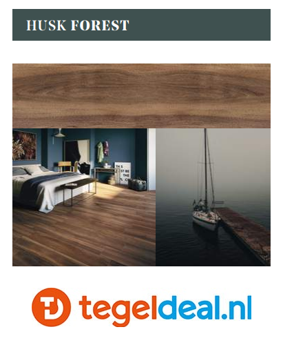 Supergres Husk Forest, 20x120 cm, HUF2, houtlook tegels