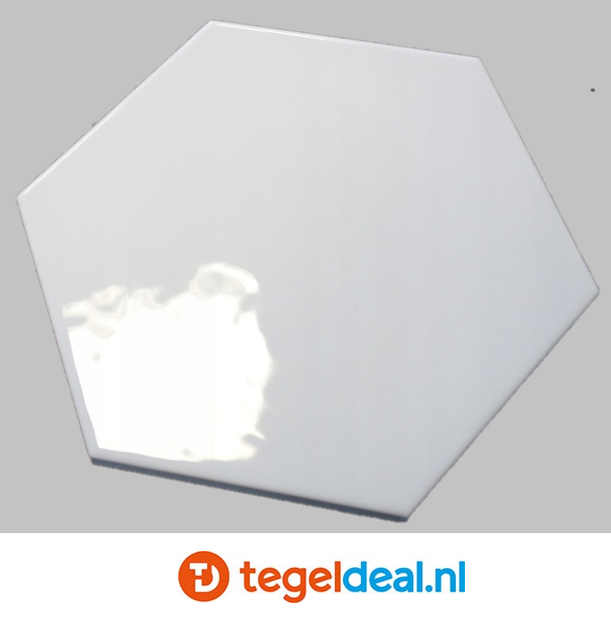 WDT Equipe Hexatile Blanco Brillo, 17,6x20 cm, OP VOORRAAD 