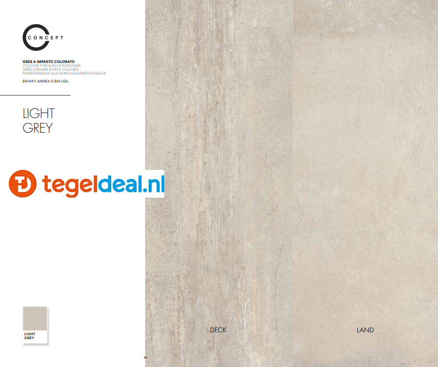 Castelvetro, serie Concept Deck, natuursteenlook tegels Castelvetro, serie Concept Deck, natuursteenlook tegels