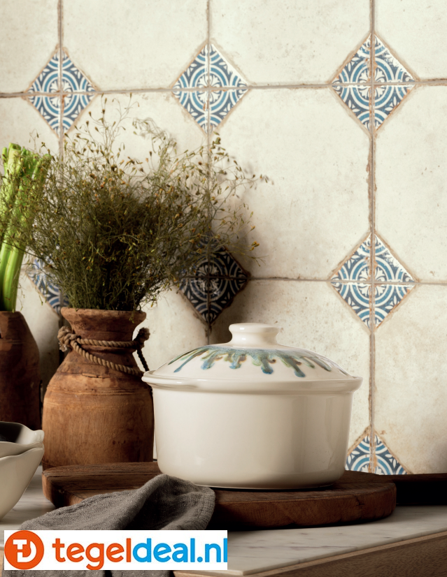 Peronda, Fs Field, 45x45 cm, 3 kleuren , vintage patroontegels