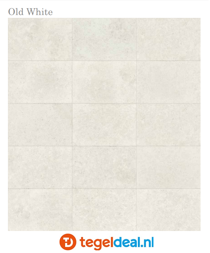 SIL Ceramiche, Hampton OLD WHITE, 30x60 cm Antislip
