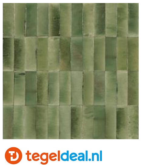 OPRUIMING : 3,24 m2 Ragno, Gleeze, Giada, 5x15 cm R8HQ, wandtegels - 3,24 m2 voor 100,00 euro