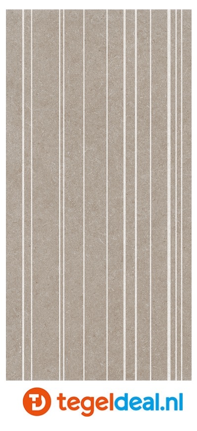 SIL Ceramiche, Sakkara CORD, Lines 60x120 cm Natural, natuursteenlook wandtegels - €42,50/m2 / Palletdeal op aanvraag