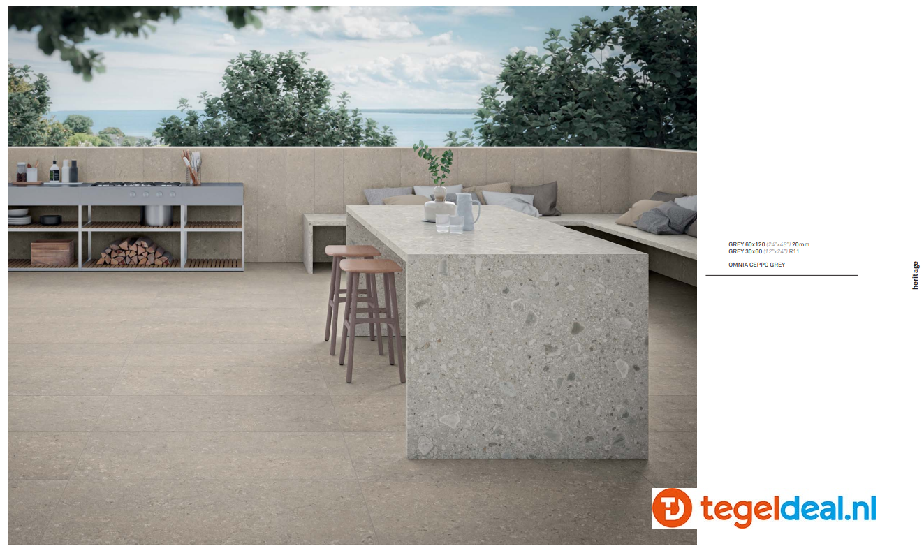 VLT en TRT KEOPE Heritage, natuursteenlook tegels