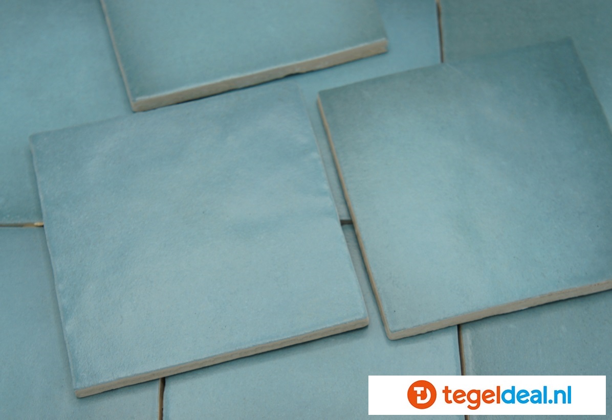Equipe, Magma AQUAMARINA, 13,2x13,2 cm, art 24976, handvorm wandtegels