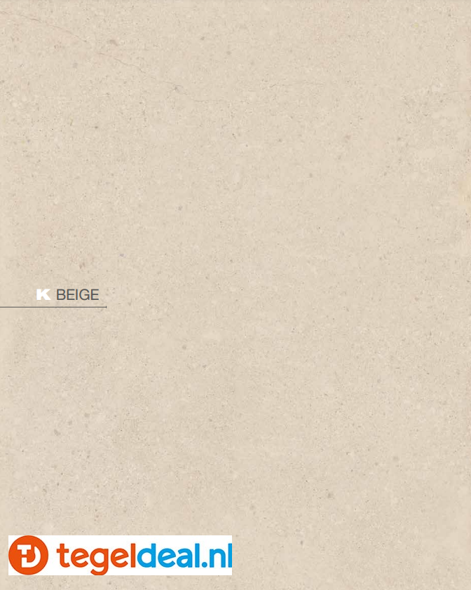 OPRUIMING : 1,26 m2 Castelvetro, Konkrete BEIGE - 30x60 cm, vloer- en wandtegels - 1,26 m2 voor 20,00 euro 