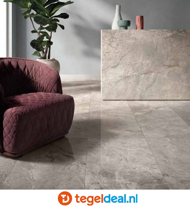 KEOPE Elements Lux, SILVER GREY Lappato, 60x120 cm