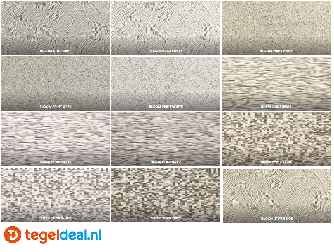 FAP, Murals en Exxtra 80x160 cm, wandtegels met decors