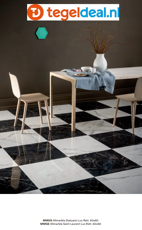 Marazzi Allmarble, Statuario, 60x60 cm MM9E