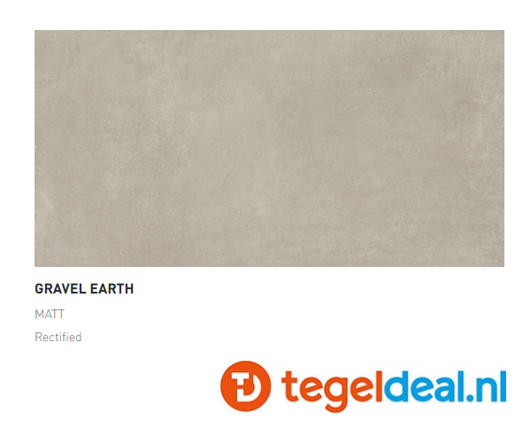 Argenta Gravel, EARTH, 60x120 cm, cementlook tegels - €39,50 / PalletDeal op aanvraag
