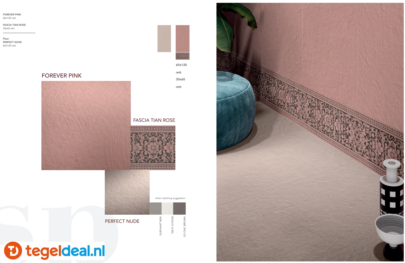 VLT en WDT Cir Chromagic, FOREVER PINK 60x120 cm