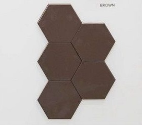 Equipe, Kromatika BROWN, 26470, 11,6x10,1 cm, hexagon tegels