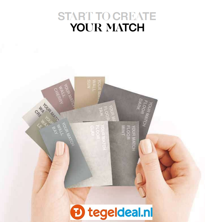 Supergres Your Match Wall, 50x120 cm, wandtegels Supergres Your Match Wall, 50x120 cm, wandtegels