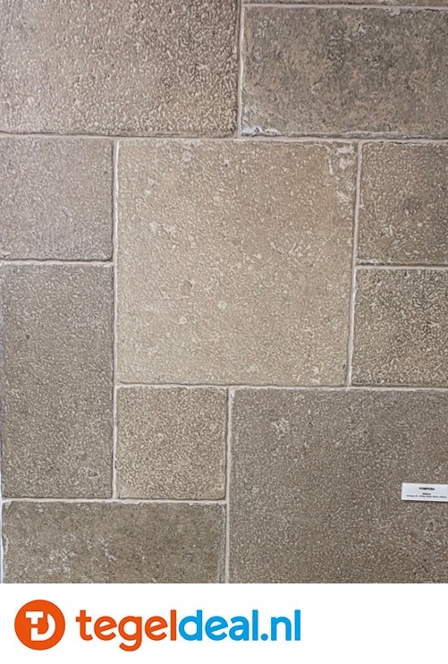 Isla Tiles, Pomposa ARGILLA, 60x60 cm VELLUM, art. 1006888, natuursteenlook tegels