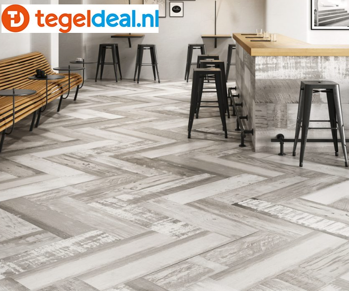 VLT Aparici Chalkwood 25x100 cm, vintage houtlook tegels