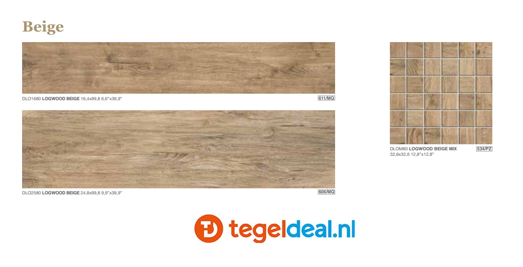 VLT DOM Logwood, houtlook VLT DOM Logwood, houtlook
