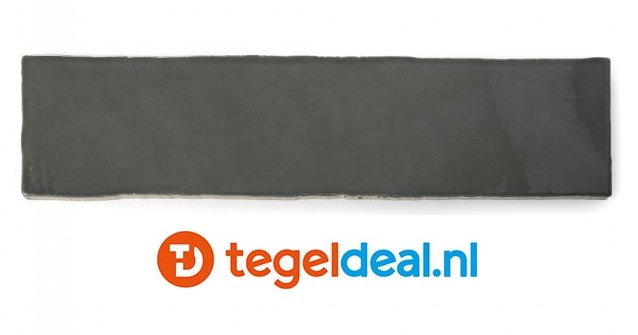 Equipe, Masia GRIS OSCURO, 7,5x30 cm, art 20716, handvorm wandtegels 